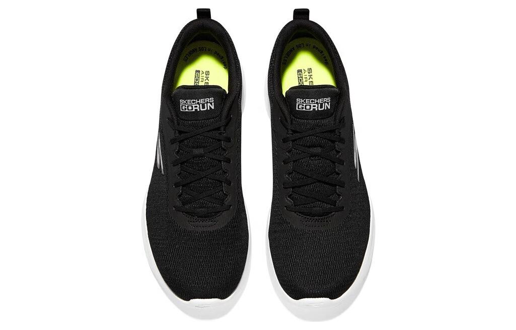 Беговые кроссовки 'Black White' Skechers, черно-белые с сумкой для покупок — фото 4
