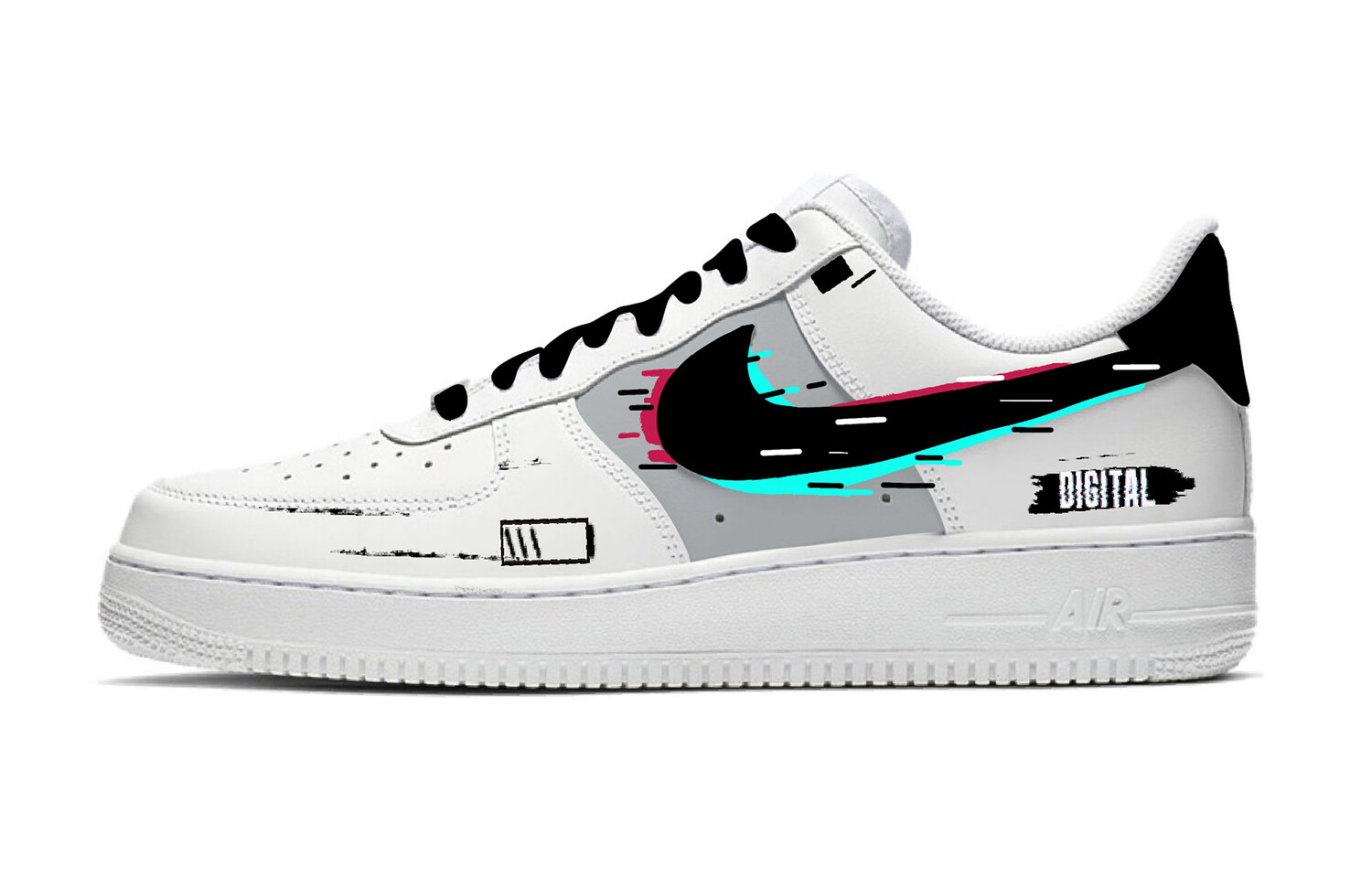 

Кроссовки Nike Air Force 1 Skateboard Shoes Men Low-Top Black
