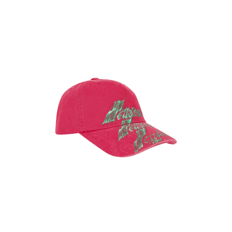

WE11DONE Хлопковая бейсболка унисекс розовая, Baseball Cap