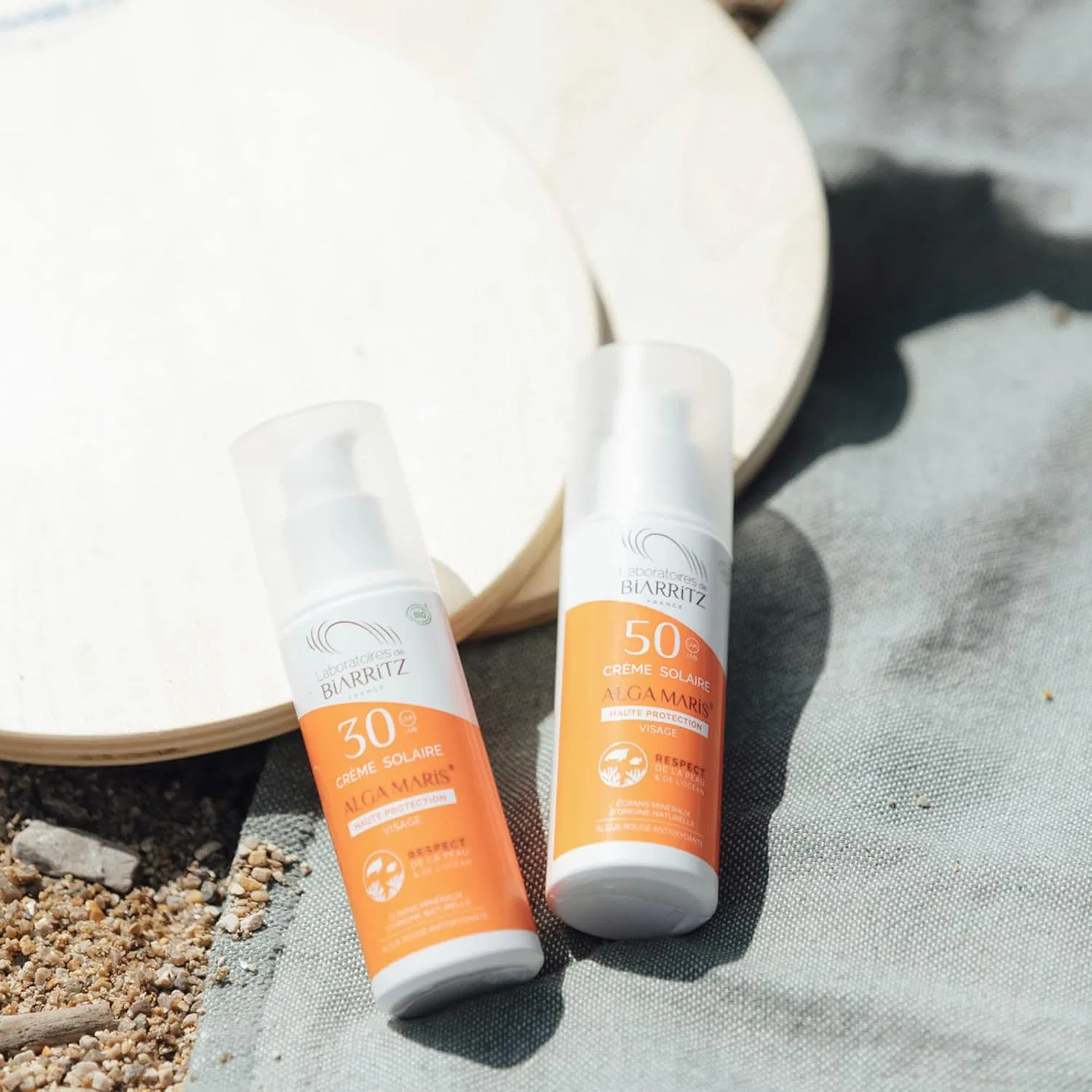 Органический солнцезащитный крем для лица SPF30 «ALGA MARIS» от Laboratoires de Biarritz, 50 мл Laboratoires De Biarritz — фото 4