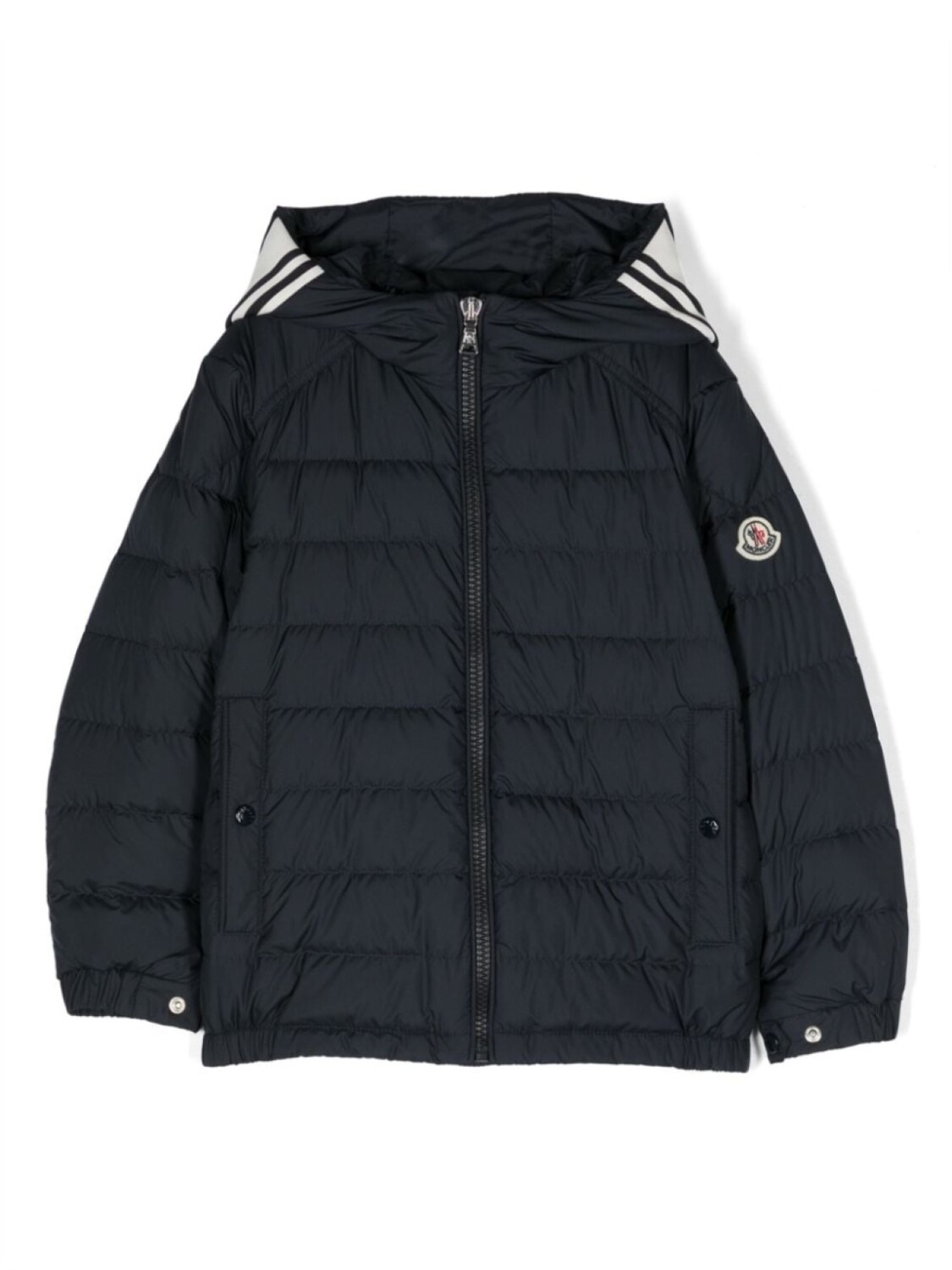 

Moncler Enfant пуховик Cornour с капюшоном, синий