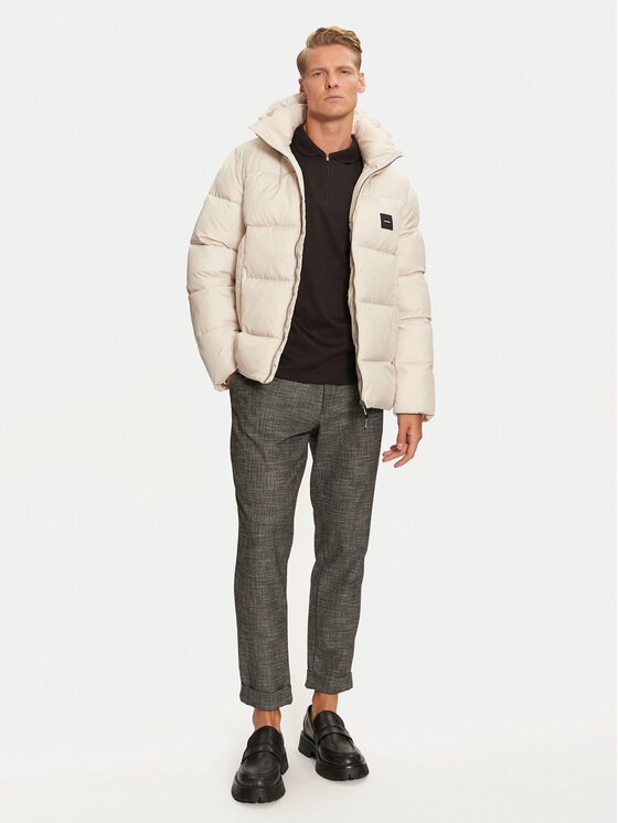 Зимняя куртка стандартного кроя K10K113476 Calvin Klein, бежевый — фото 2
