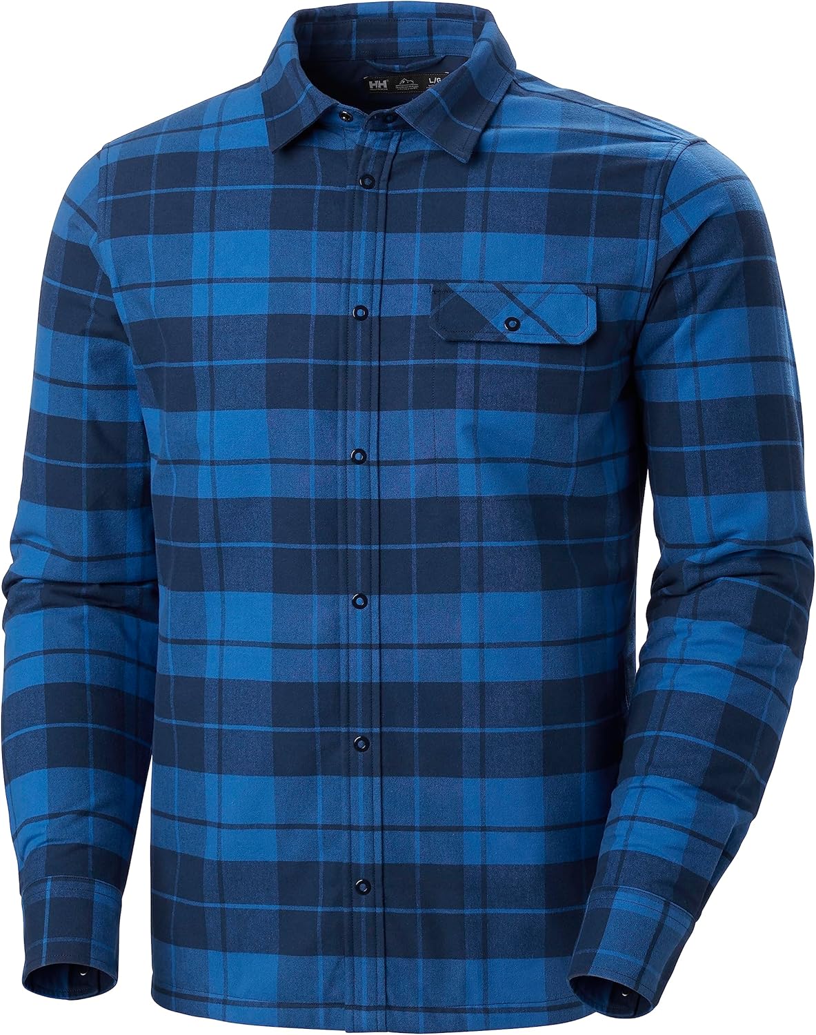 

Helly-Hansen мужская утепленная фланелевая рубашка-куртка LIFALOFT Helly Hansen, 543 Cobalt 2.0