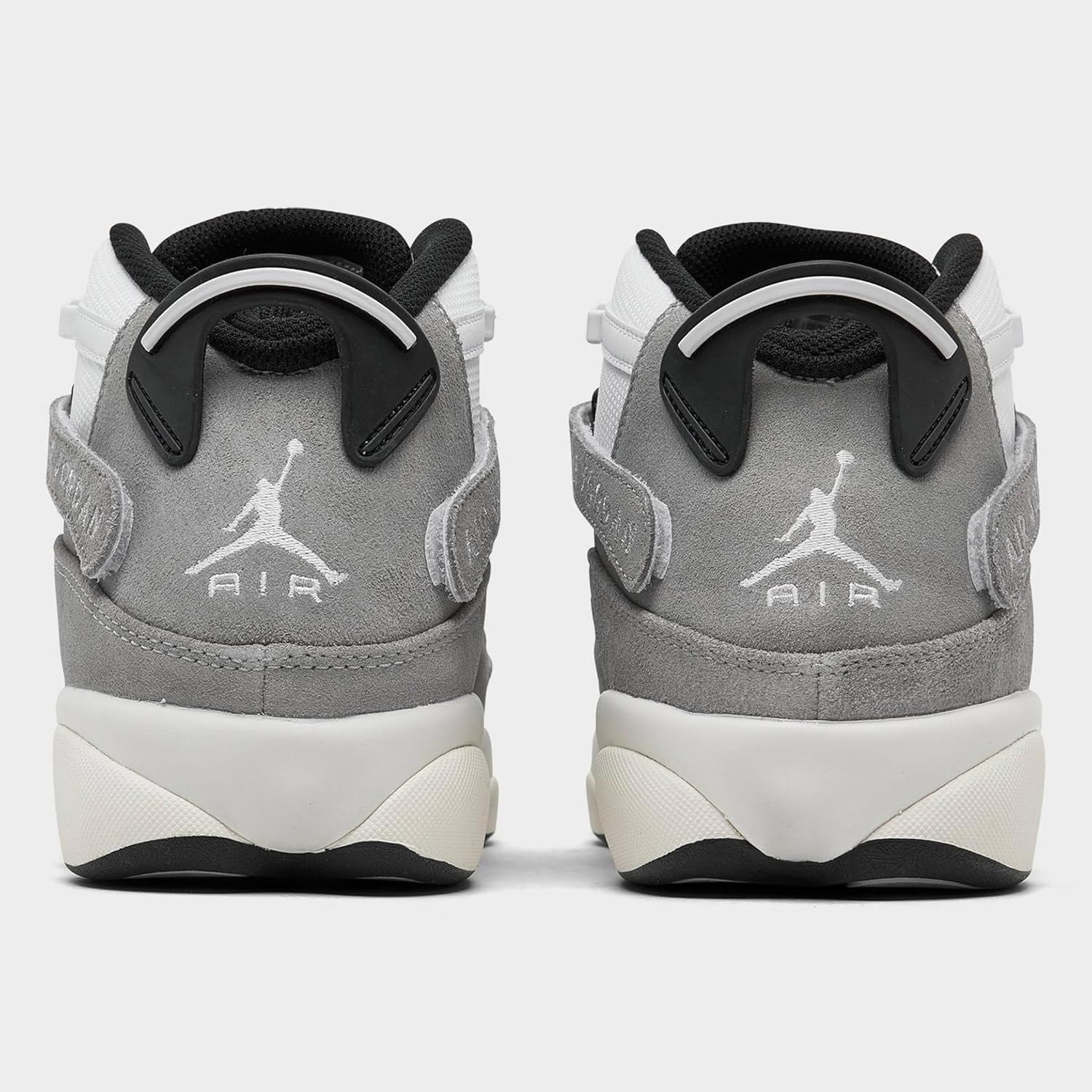 Мужские кроссовки Nike Air Jordan 6 Rings, белый/белый/серый/светло-серый — фото 3