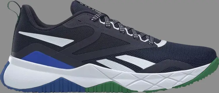 

Кроссовки nfx 'vector navy green' Reebok, синий, Синий;серый, Кроссовки nfx 'vector navy green' Reebok, синий