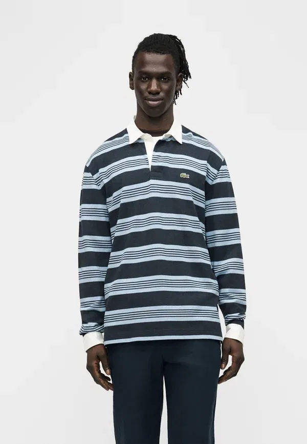 Топ с длинными рукавами Lacoste, черный