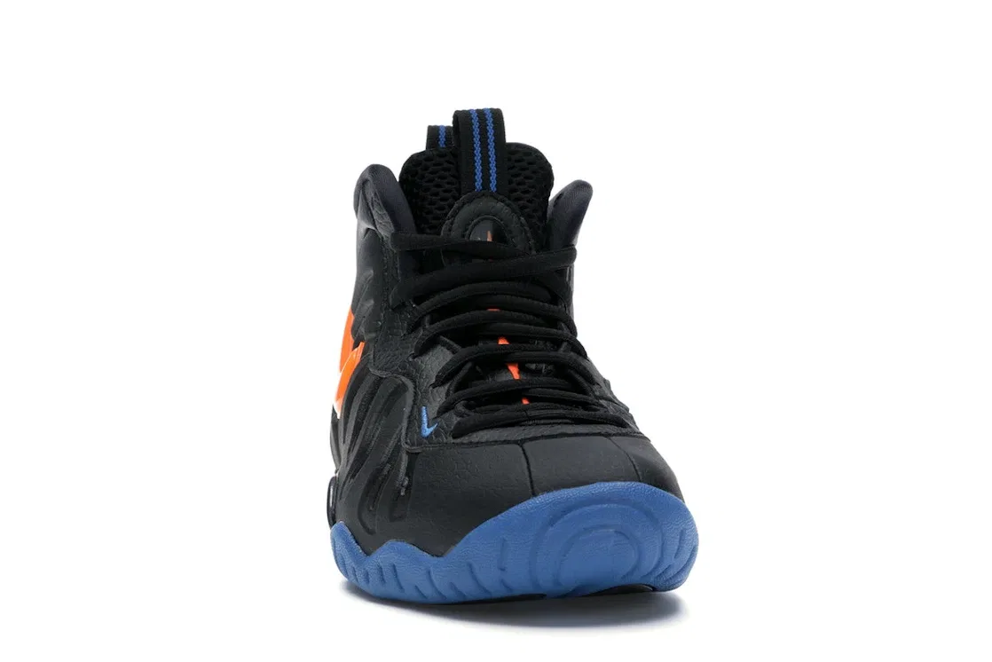 Детские кроссовки Lifestyle Nike Air Foamposite Pro, Black/Total Orange-Battle Blue — фото 2