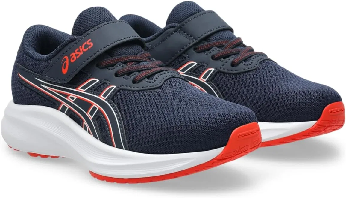 Детские беговые кроссовки для мальчиков PRE Excite 11 PS ASICS, Midnight/Cherry Tomato — фото 2