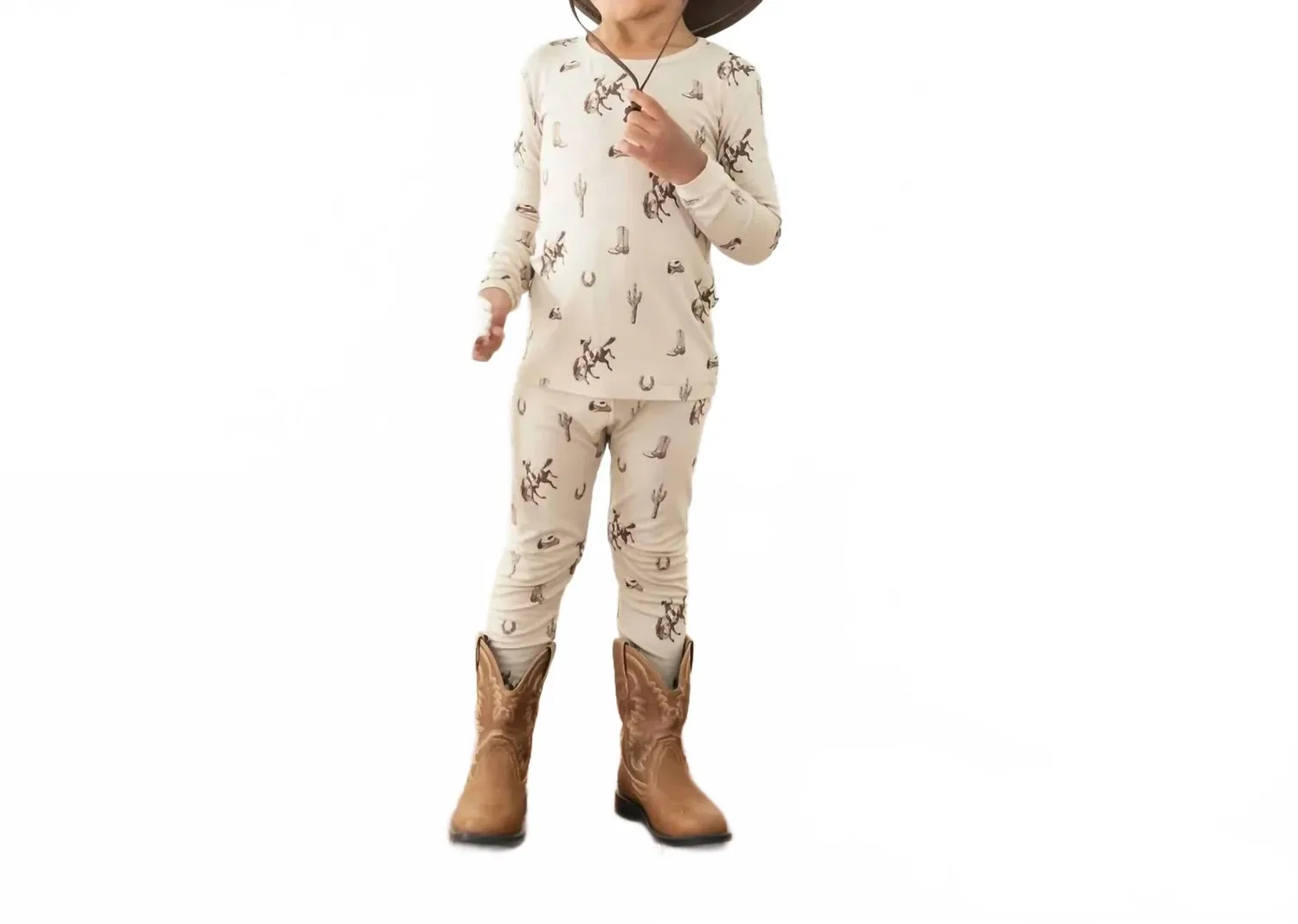 Детский комплект пижамы с длинным рукавом Classic Cowboy Kyte Baby, Classic Cowboy