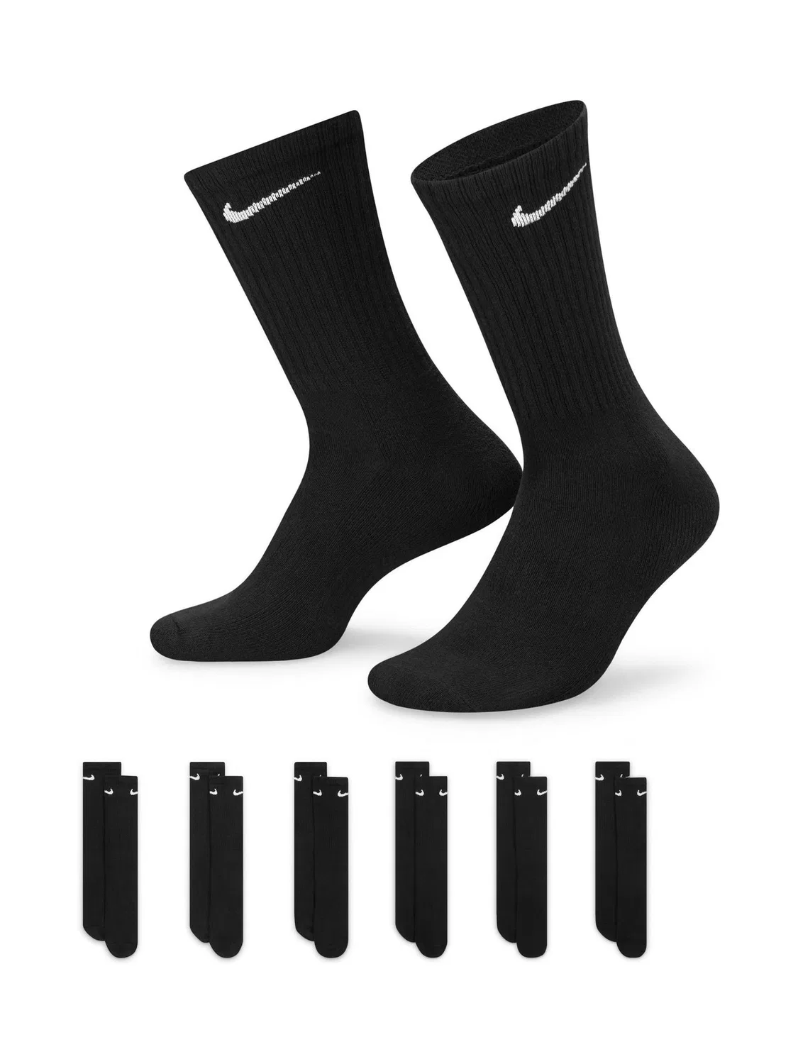 Носки Nike Everyday Cushioned, черные