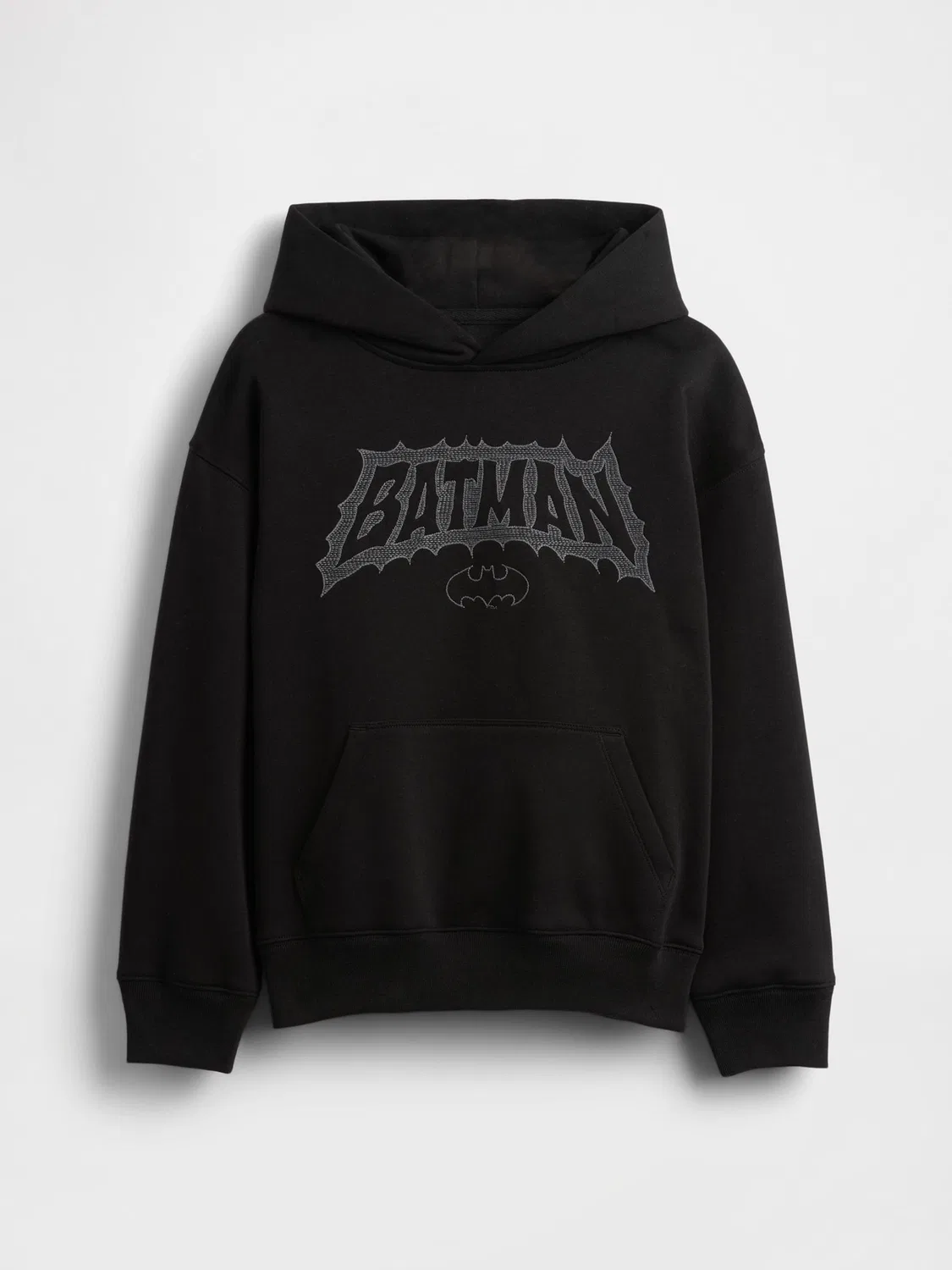 Худи Gap Marvel VintageSoft Relaxed Hoodie, черный — фото 4