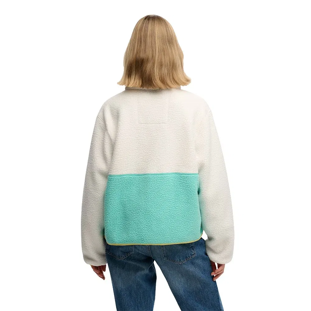 Куртка Colour Block Fleece Superdry, белый — фото 2