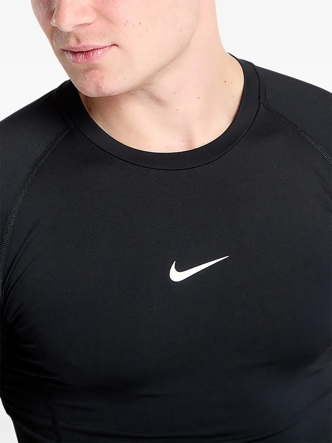 Футболка с логотипом, черная Nike, черный — фото 2