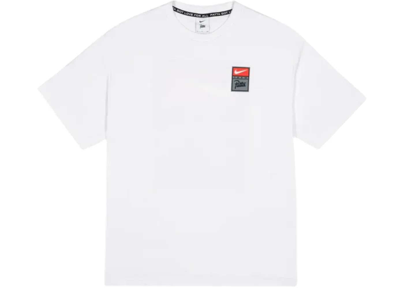 Мужская футболка с принтом Nike x Patta NRG GX T-shirt, White
