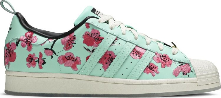 

Кроссовки Adidas Arizona x Superstar 'Green Tea With Ginseng And Honey', зеленый