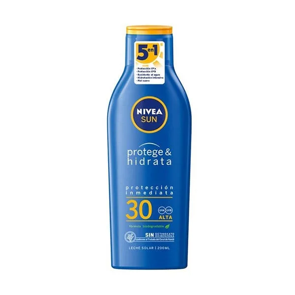 солнцезащитный лосьон для тела NIVEA Protege & Hidrata Leche Solar SPF 30