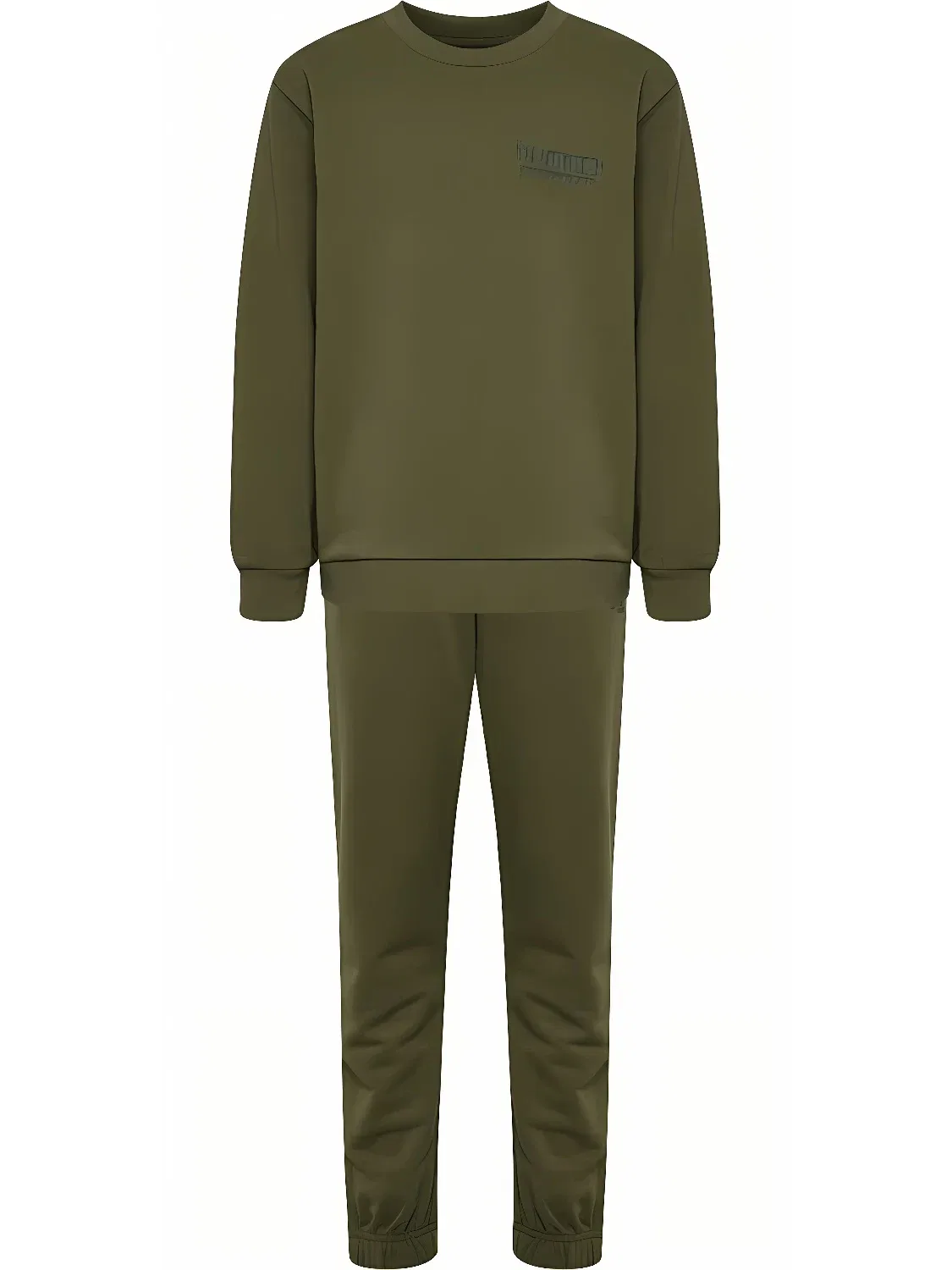 Спортивный костюм детский с принтом Base Sweat Set Hummel, зеленый — фото 2
