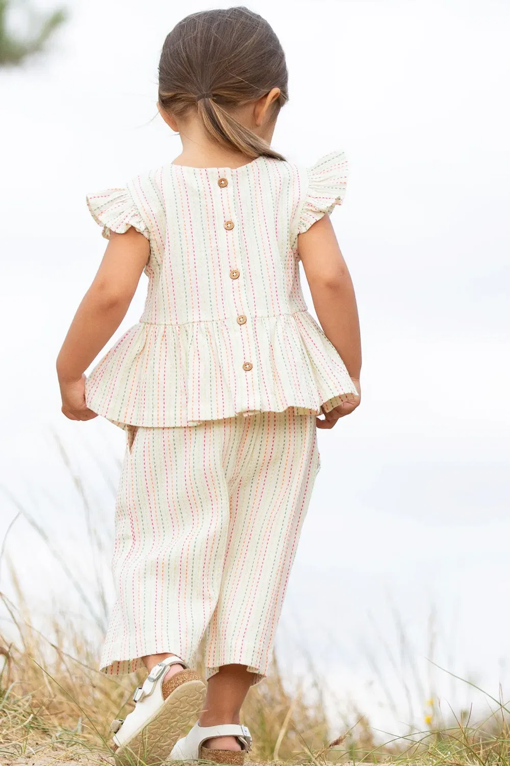 Детские штаны с принтом Special Stripe Pull Ups Kite, Cream — фото 4