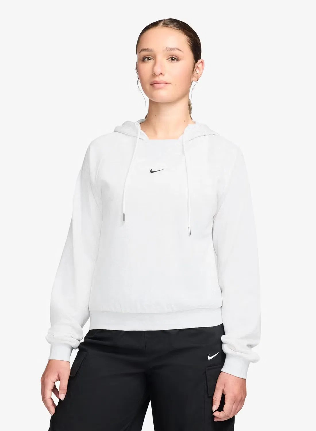 Худи с капюшоном Nike NSW Chill Fleece, бежевый