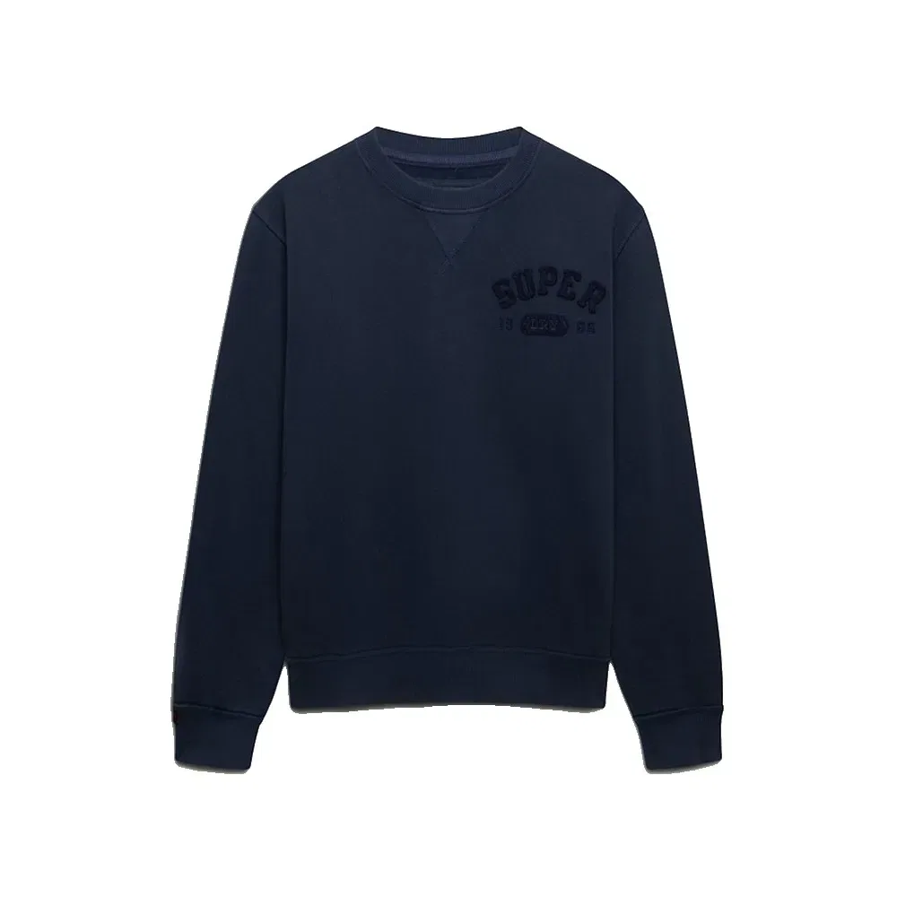 Свитшот Vintage Athletic Tonal Crew Superdry, синий — фото 3