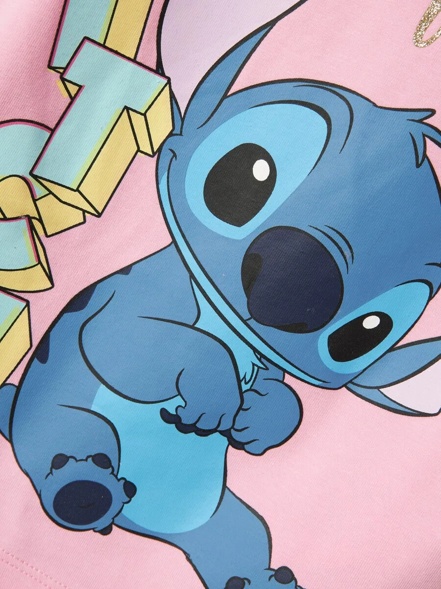 Футболка NAME IT 'NMFFolly Stitch' цвета розового — фото 4