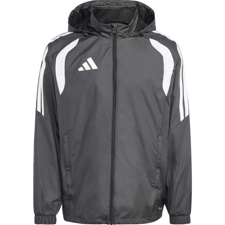 Ветровка спортивная с капюшоном Performance JY9733 Tiro26 League adidas, Черно-белый — фото 3