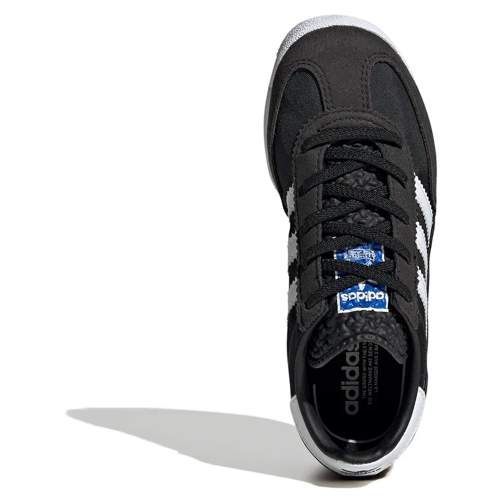 Детские кроссовки для девочек с эластичными шнурками SL 72 RS Adidas Originals, Black — фото 3