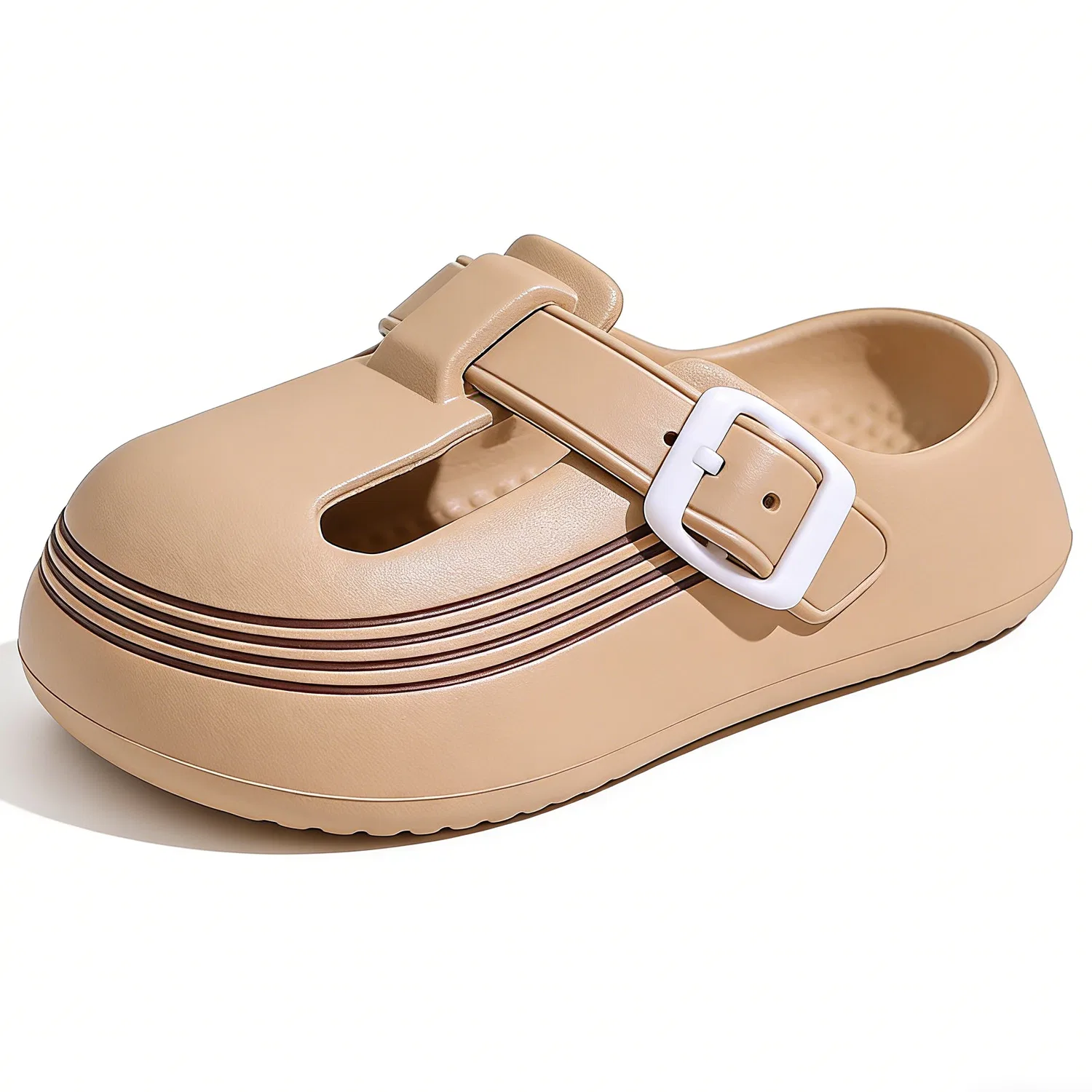 Детские уличные шлепанцы Khaki JBBCN