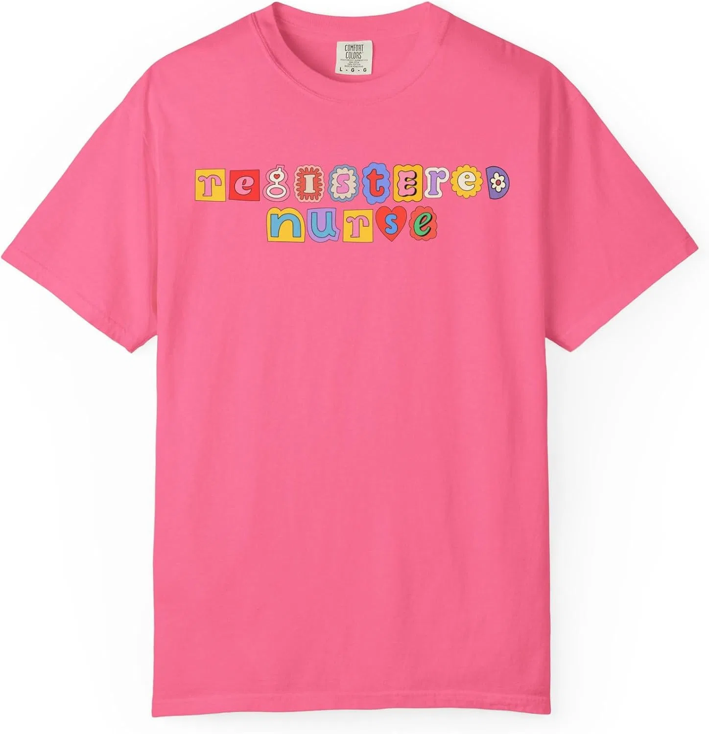 Футболка с принтом RN Comfort Colors 1717, Crunchberry