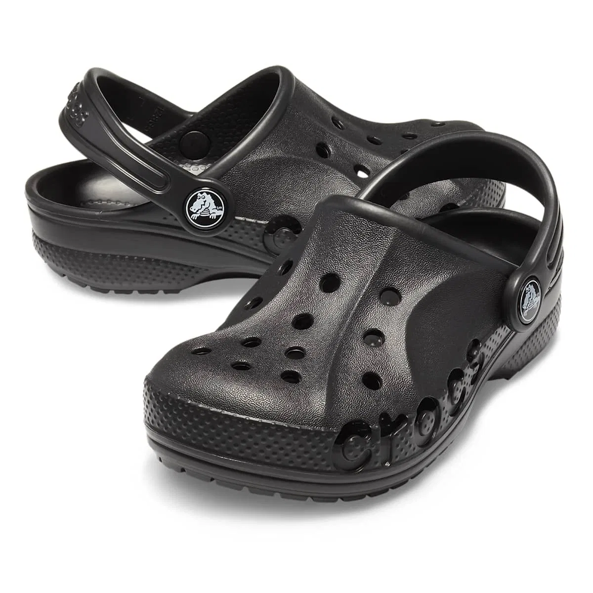 Детские сабо с вентиляцией Baya Clog Crocs, Black — фото 2