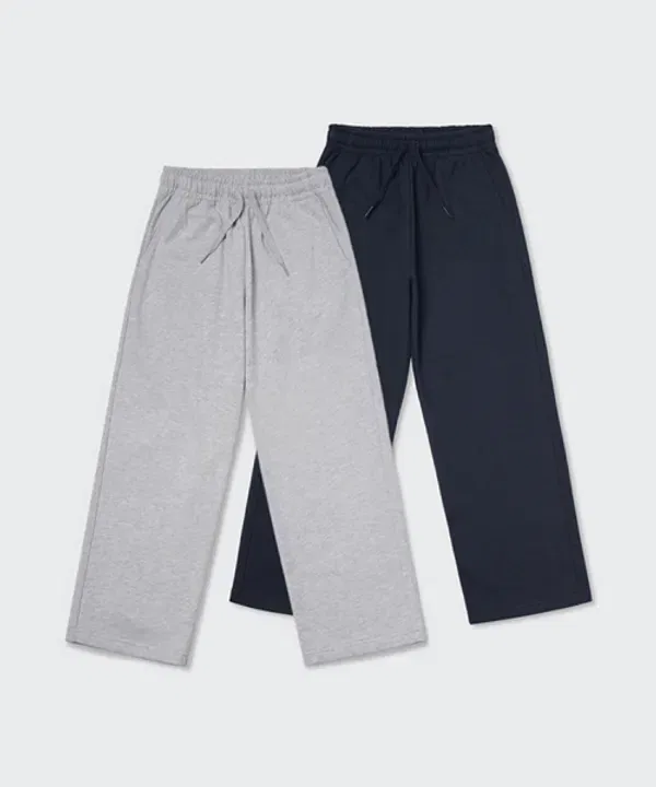 Тренировочные штаны 2 шт., Musinsa Standard Kids, мидиум грей/нави