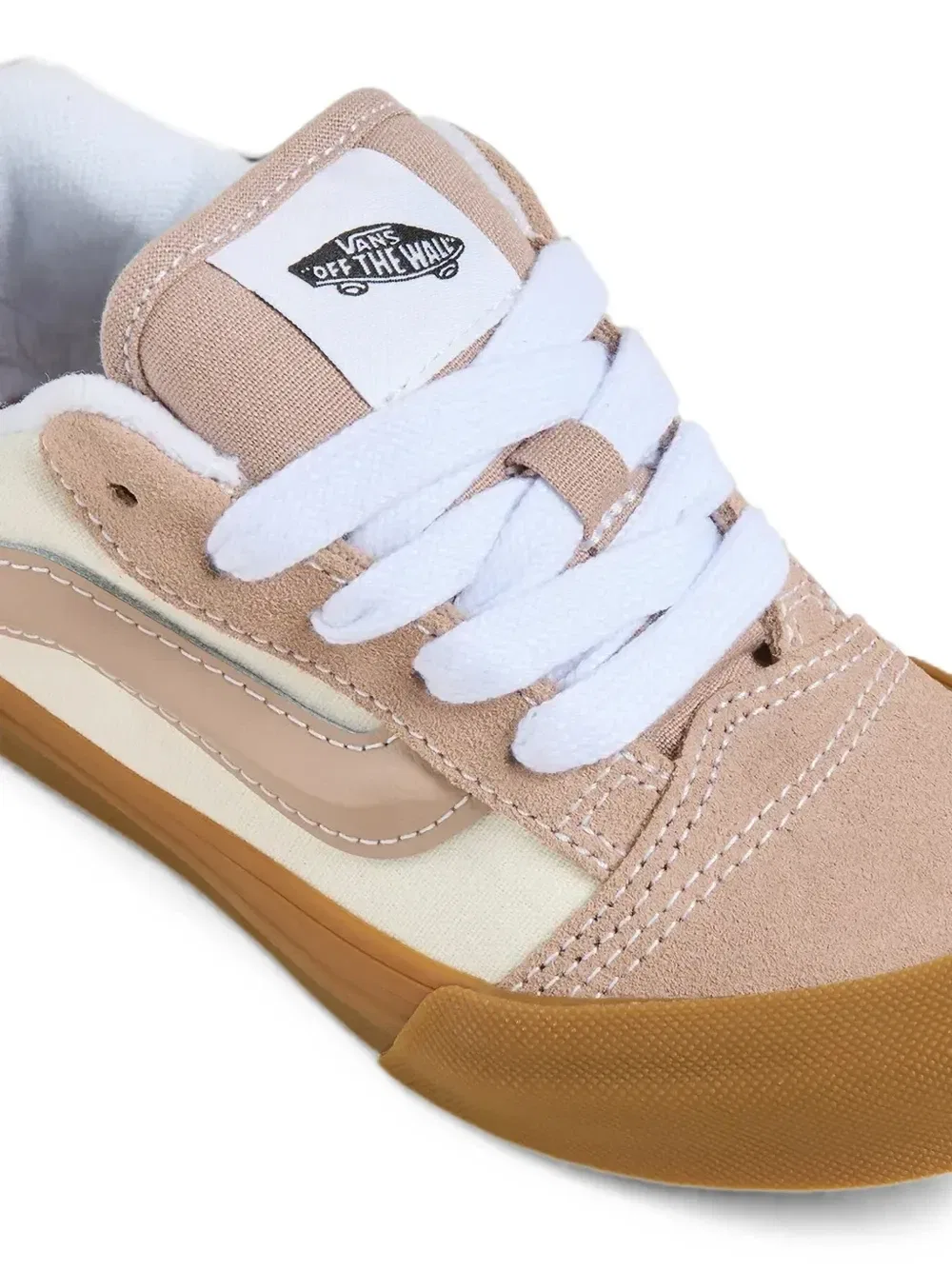 Низкие кеды Knu Skool Vans Kids, бежевый — фото 4