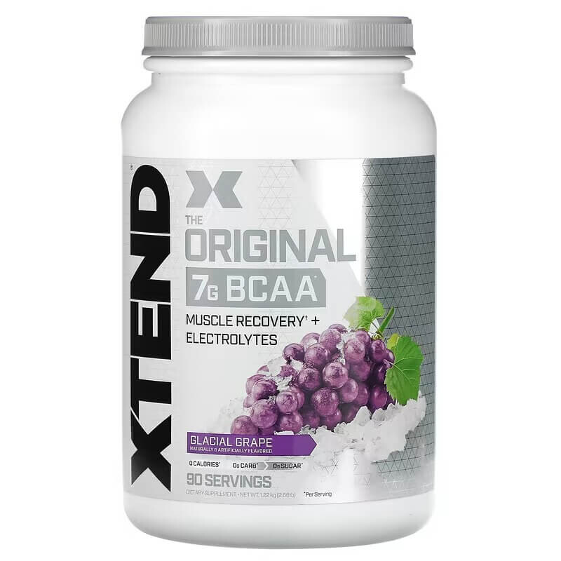 

Аминокислоты BCAA Xtend со вкусом винограда 7г, 1220 г