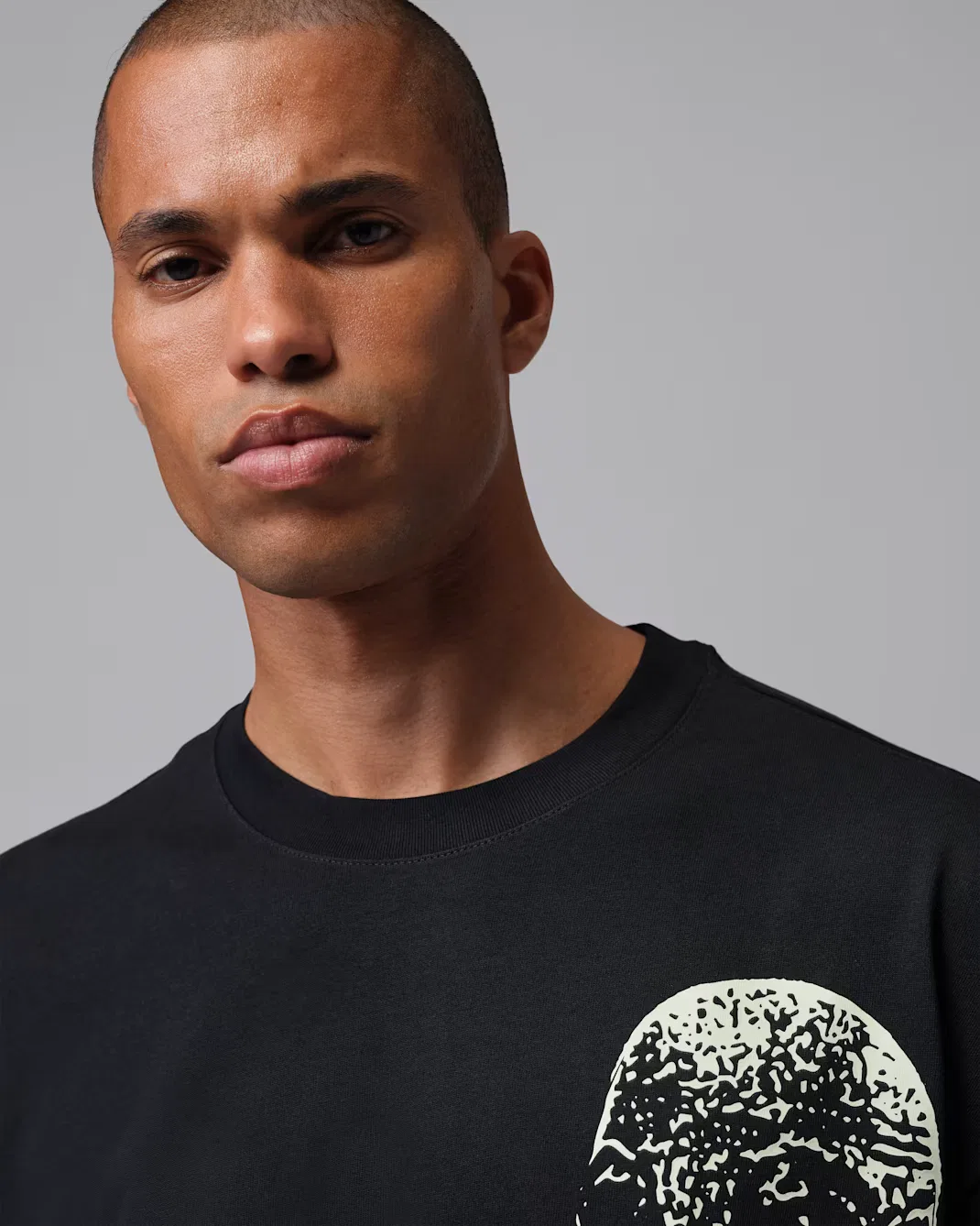 Мужская футболка Dri-FIT с графическим принтом Jordan Sport, Black/Volt Tint — фото 3