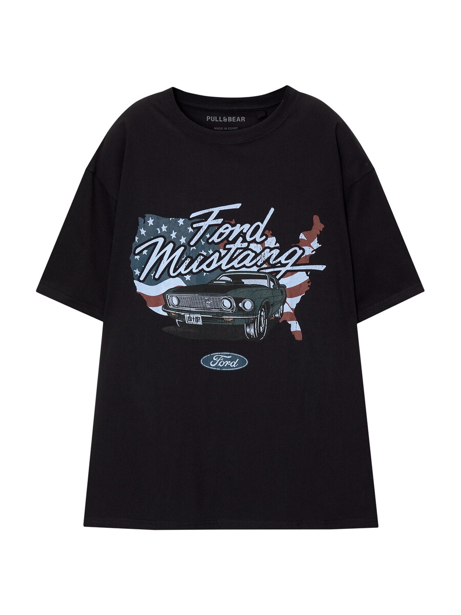 

Классическая футболка Pull&Bear Shirt, черный