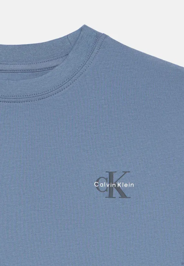 Комплект унисекс - базовая футболка Calvin Klein Jeans, синий — фото 4