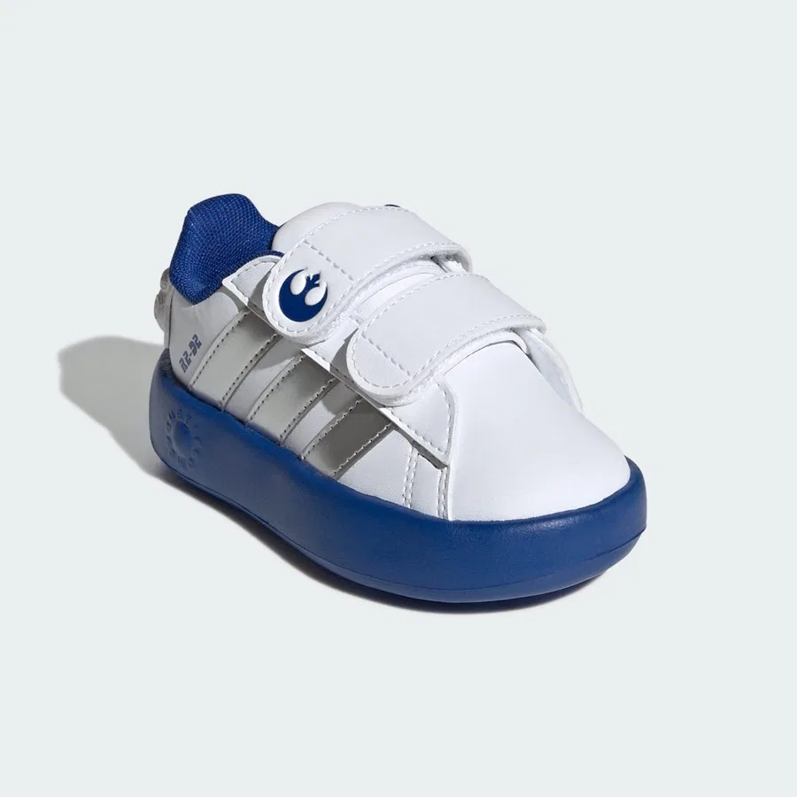 Кроссовки повседневные с принтом Star Wars Grand Court 2.0 adidas, Белый — фото 3