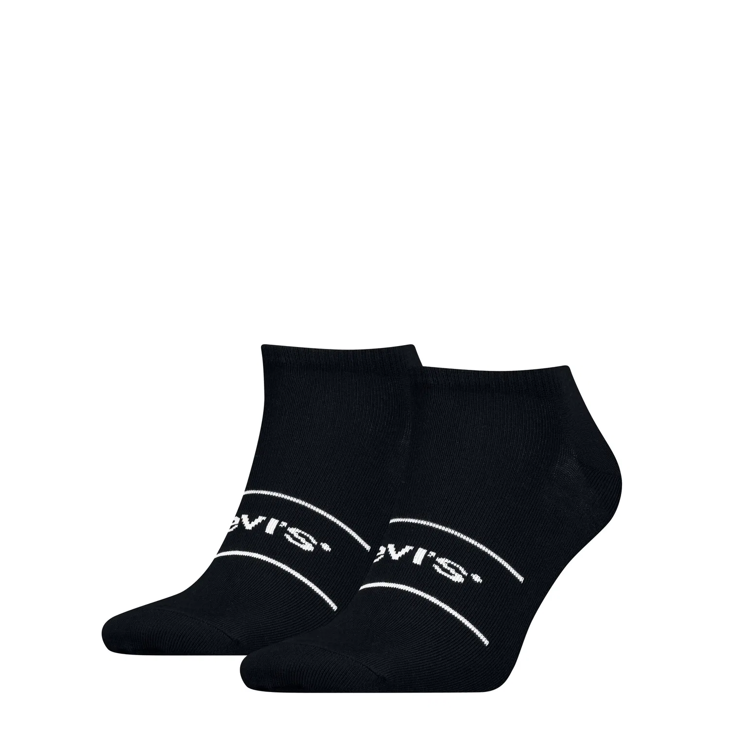 Унисекс короткие носки-сникерсы с хлопком Levi's, Black
