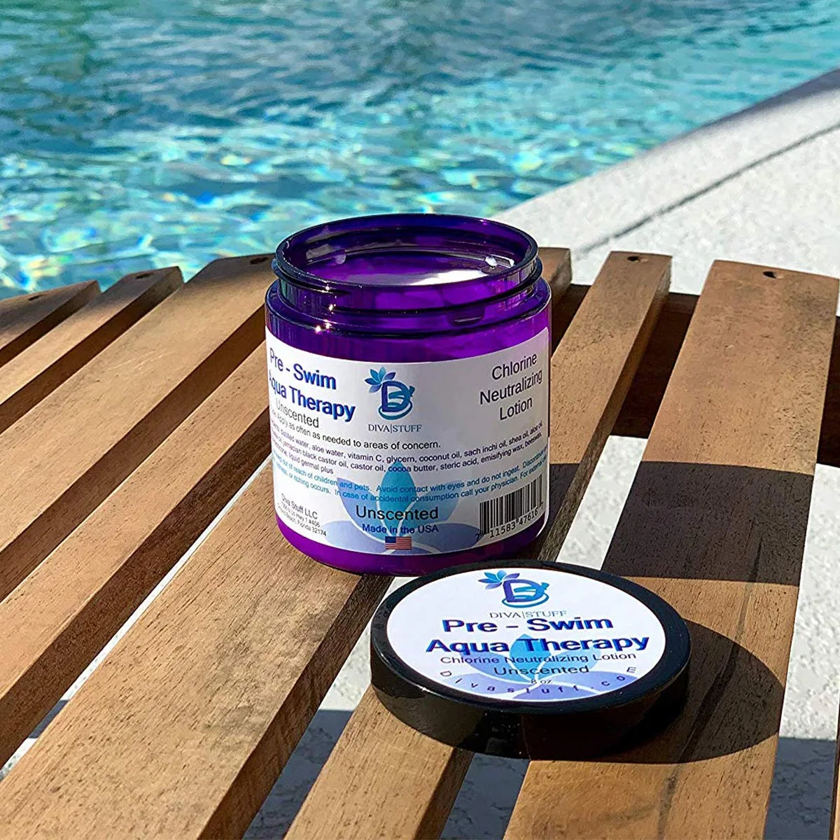 Увлажняющий крем для тела Diva Stuff Pre-Swim Aqua Therapy, 237 мл — фото 3