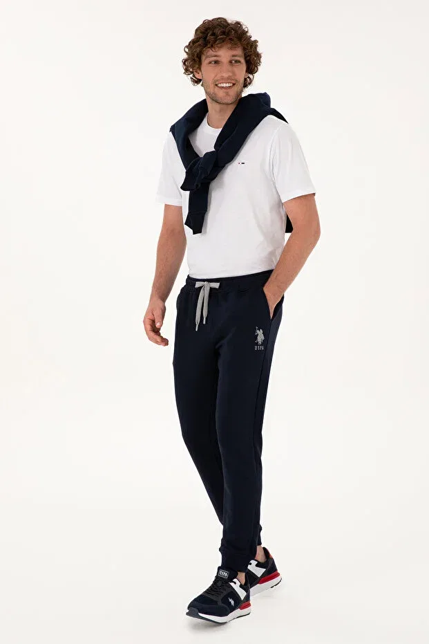 Мужские спортивные штаны скинни-фит U.S. Polo Assn., Navy Blue — фото 3