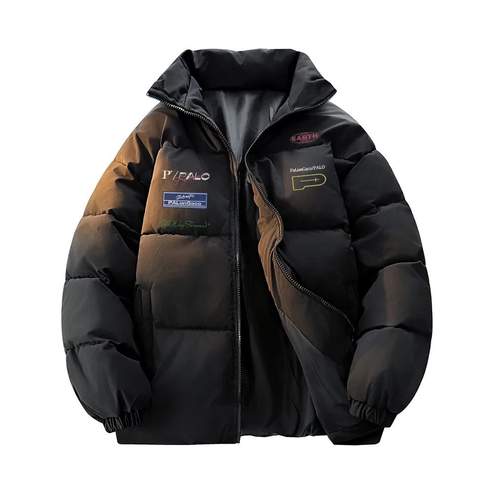 Детский пуховик с принтом Puffer Jacket Unisex PAL ONGACO, Beige — фото 3