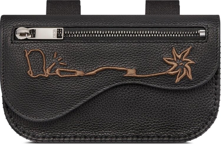 

Сумка Dior x Cactus Jack Saddle Arm Pouch Black, черный