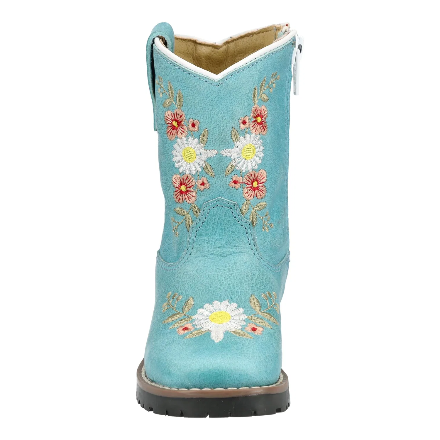Детские ботинки для девочек классические с квадратным носком Smoky Mountain Boots, Turchese — фото 2