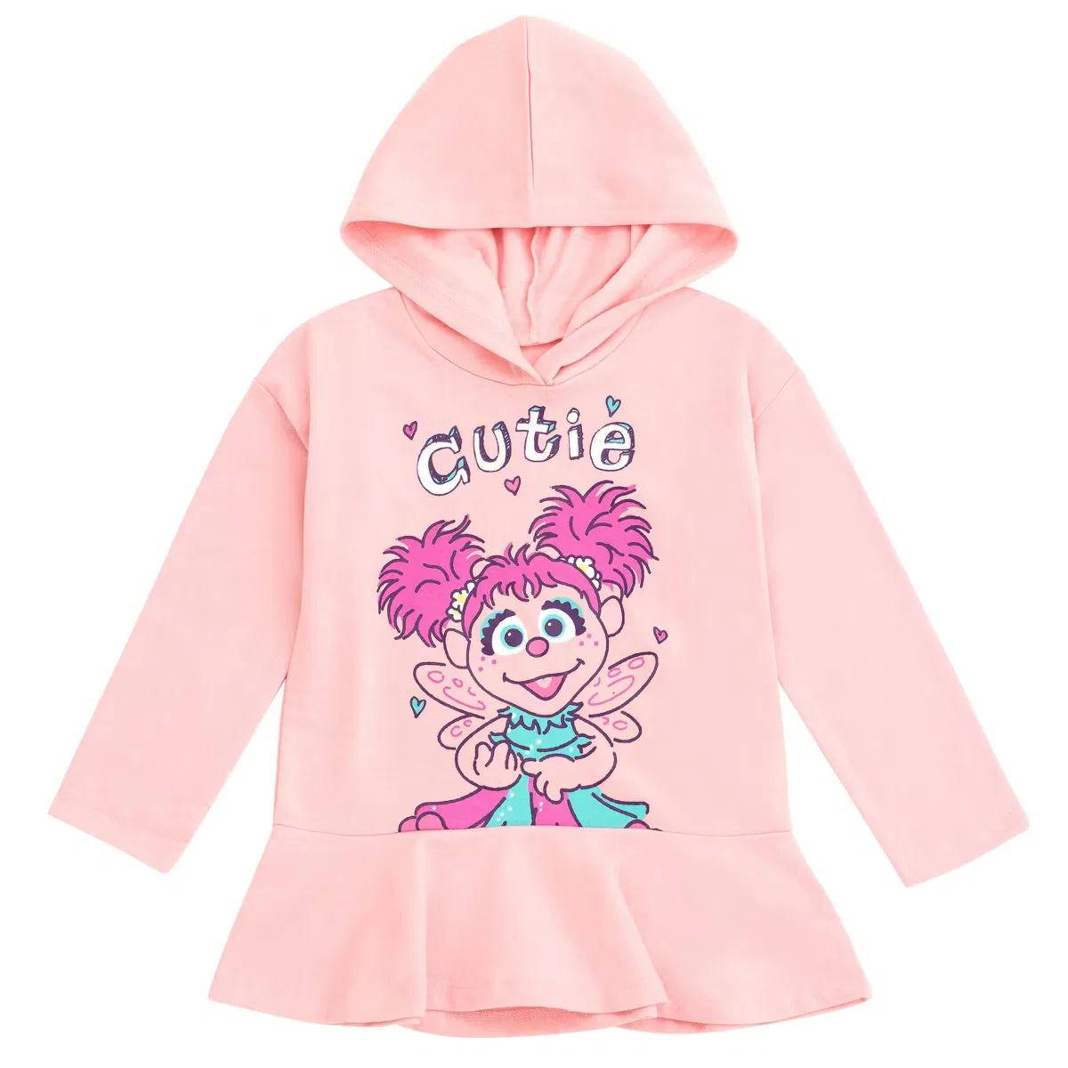 Комплект одежды для малышей с капюшоном и леггинсы Sesame Street, Pink Abby Cadabby — фото 4