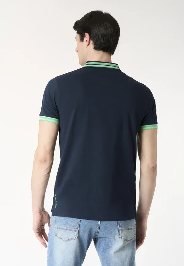 Футболка поло из хлопка Polo shirt U.S. Polo Assn., синий — фото 3