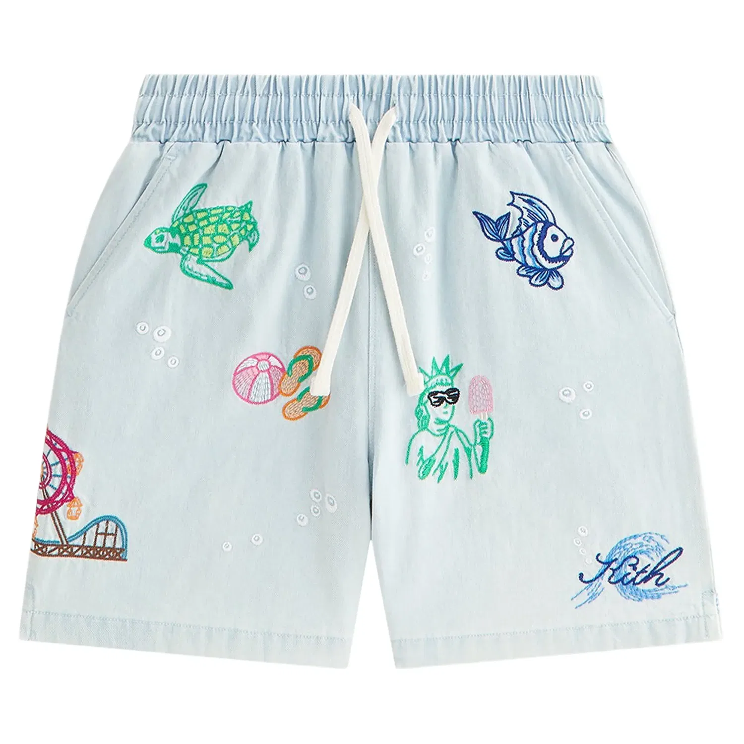 Шорты Kith Novelty Thompson Camp Short, синий