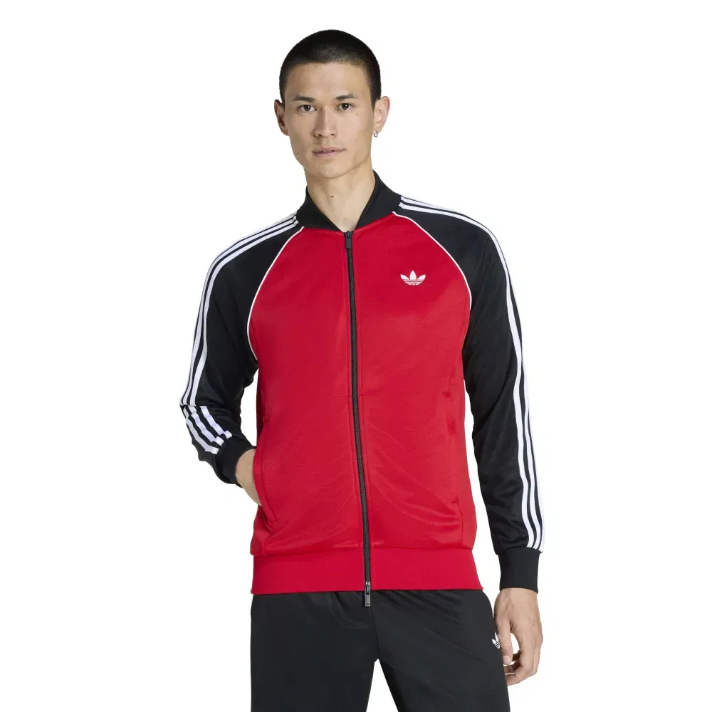 Мужской свитшот с полной молнией SST Adidas Originals, Red