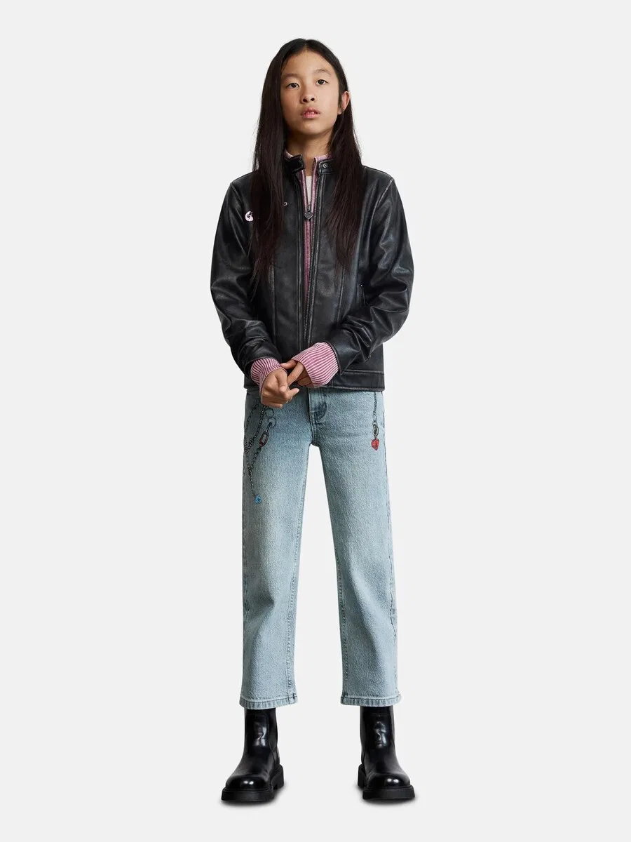 Джинсы Desigual Regular синего цвета — фото 4