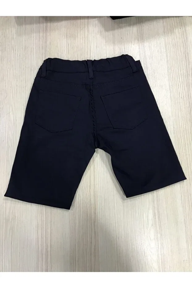 Детские брюки для девочек льняные Öz Narin, Navy Blue — фото 3