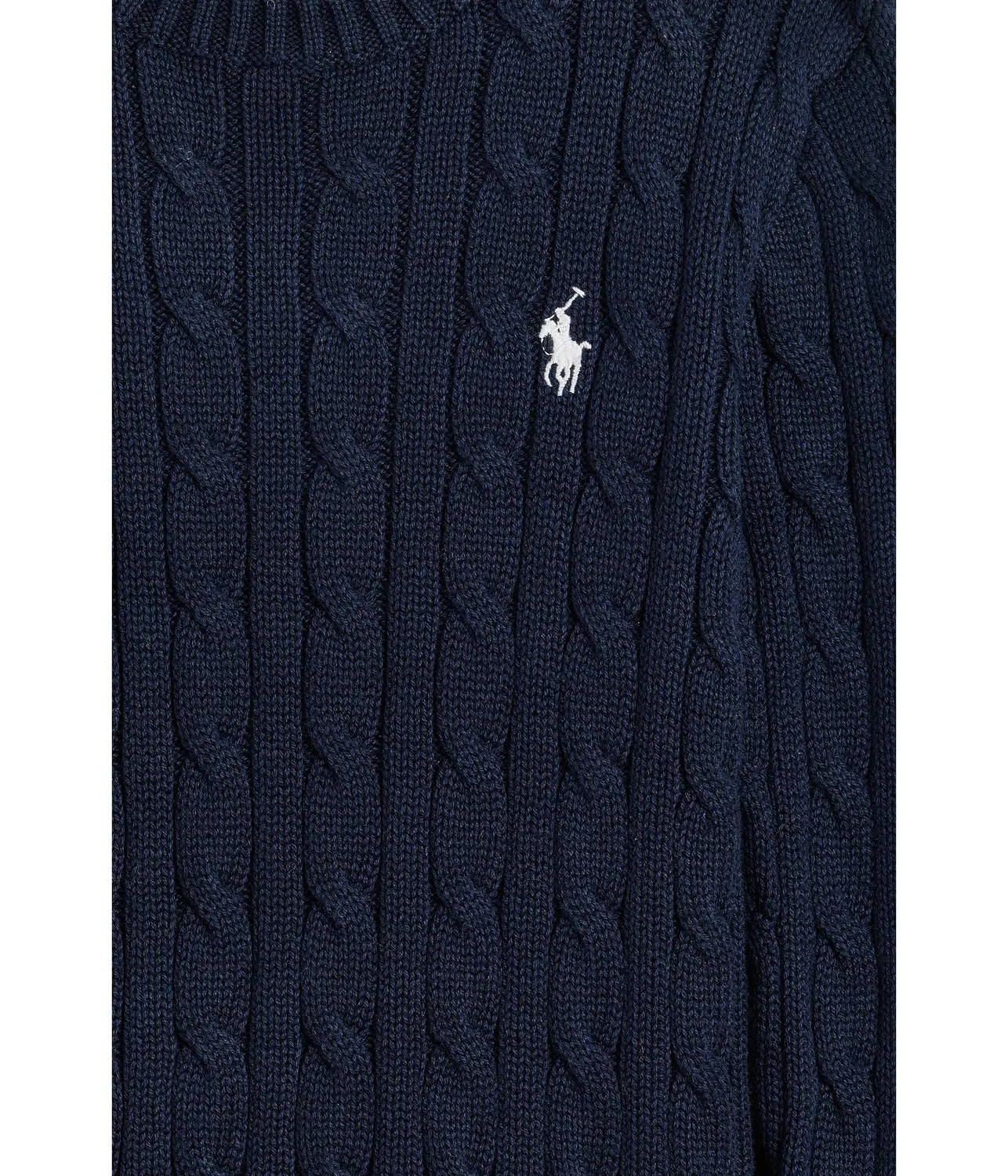 Хлопковый свитер крупной вязки (для детей постарше) Polo Ralph Lauren Kids, Rl Navy/Nevis — фото 3